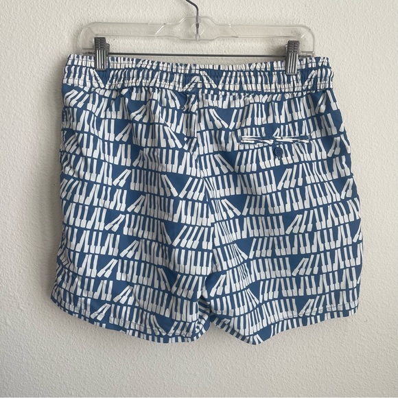 Frescobol Carioca Short Pattern Swim Trunk Board Shorts - Picture 4 of 8
